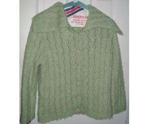 FREE PEOPLE comfy mint sweater detailed stitching M  