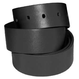   Mens Genuine Italian Leather 40mm Strap only for Pride Buckle, Black
