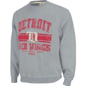 Detroit Red Wings CCM Vintage Distressed Crew Sweatshirt:  