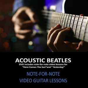 The Beatles Acoustic Classics Guitar Lesson DVD  
