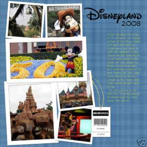 Disney Digital Premade Scrapbook Album   Kit • 10 Pages  