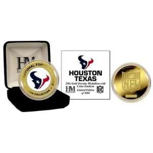  Houston Texans Gold and Color Coin 