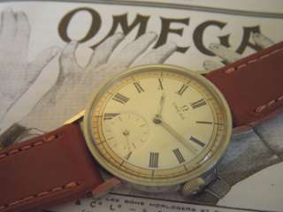 Classic Vintage Swiss Made OMEGA Mens watch 1950s   2 TONE DIAL  17 