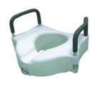 Drive Deluxe Raised Toilet Seat with Removable Arms FS