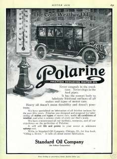 1913 Standard Oil POLARINE OIL Ad. LIMOUSINE Peerless?  