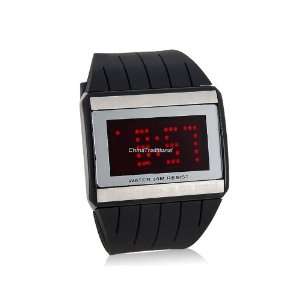  Stylish Digital LED Touch Watch Black 
