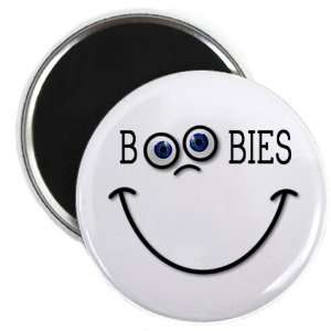  Creative Clam Boobies Funny Face 2.25 Inch Fridge Magnet 