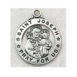 Sterling Silver St. Joseph Medal Jewelry