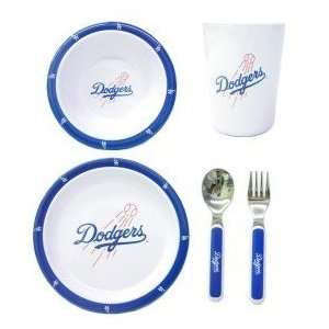  Los Angeles Dodgers MLB Childrens 5 Piece Dinner Set by Duck House 