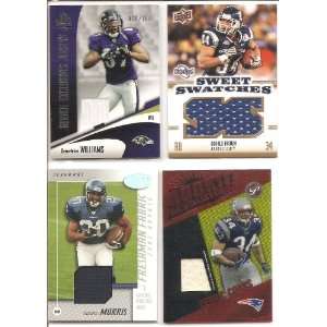  4   Card Lot of Game/Event Used NFL Players . . . Featuring 2004 