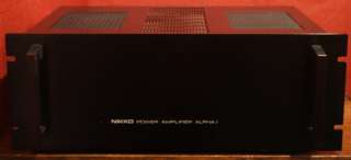 Nikko Alpha 1 200 watt pch Power Amplifier, Beta III Preamp, Gamma 1 