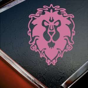  Alliance World Of Warcraft Pink Decal Window Pink Sticker 