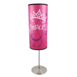 Trading Hot Pink Princess 18 Inch Cylinder Lamp at 