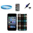   for Apple iPod Touch 4G + Car Charger + Mirror Screen Protector