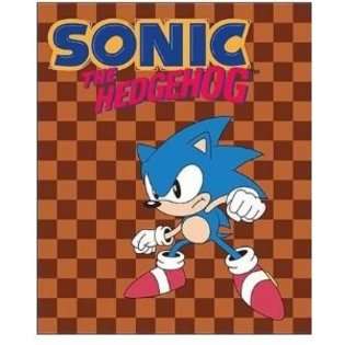 Sonic the Hedgehog Sonic Angry Micro Raschel Fleece Throw Blanket at 