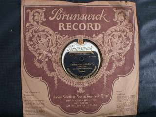 78 rpm BRUNSWICK HOT JAZZ ISHAM JONES VICTROLA Record  
