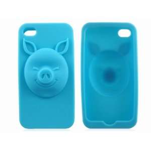  Cute Animal Silicone Case Cover Skin for iPhone 4G: Cell 