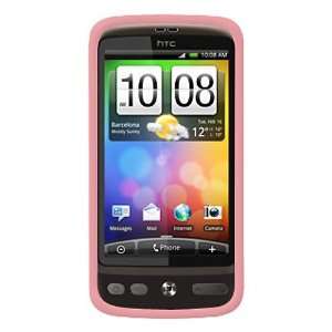  Amzer Silicone Skin Jelly Case for HTC Desire (Baby Pink 