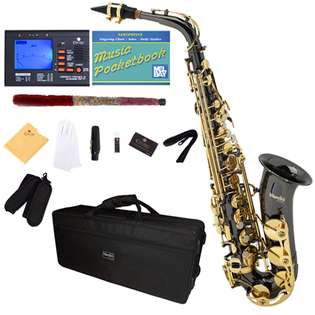   Alto Saxophone + Case, Accessories & Free Chromatic Tuner with