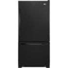 Amana 18.5 cu. ft. Single Door Bottom Freezer Refrigerator   Black 
