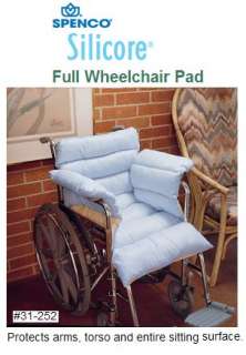 Spenco SILICORE Full Wheelchair Arm Pad Padding Cushion  