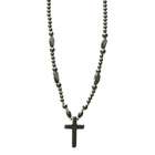  Magnetic Hematite Cross Bead Necklace