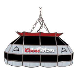 customized bud light 28 inch stained glass pool table light