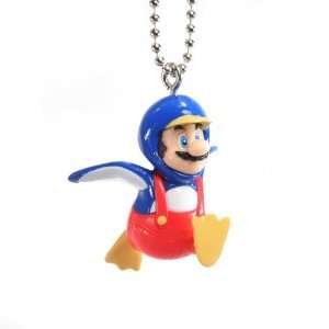 New Super Mario Brothers WII Mascot Keychains   Penguin Mario  