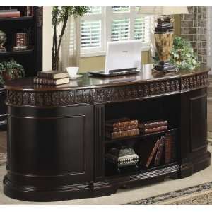  Oval Shaped Executive Desk by Coaster Furniture Furniture 