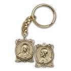 jewelbasket com religious key chains antique finish gold immaculate 