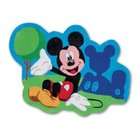   Mickey Club House Shaped Clubhouse 4 Foot 70N Modacrylic Accent Rug