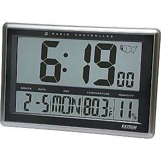 Radio Controlled Hygrothermometer Wall Clock  Extech Tools 