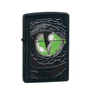  Zippo Black Matte Reptile Eye Lighter 