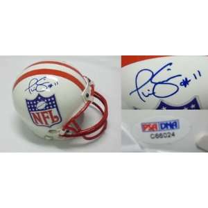 Phil Simms Signed Mini Helmet   PSA COA   Autographed NFL Mini Helmets 