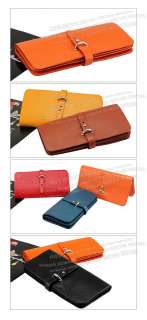 High quality genuine leather classic womans long clutch wallets p600 