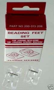 Janome Sewing Machine Beading Foot Set New 732212171000  