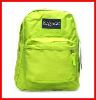 Jansport Superbreak Super Break ALIEN GREN Backpack School Bag Bookbag 