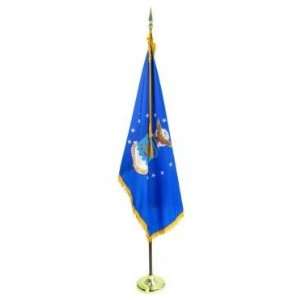  3x5 FT Indoor US Air Force Flag Parade Set 7ft Pole 