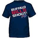 Reebok Buffalo Bills Boys (4 7) Chant Loud Short Sleeve T Shirt