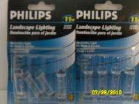 Philips 11W 12V Landscape Lighting Bulb 2 x 4 Bulb Pack  