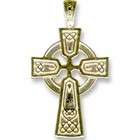   Gold Celtic Cross Jewelry   Pendant (Include Light Rope Chain16 Inch