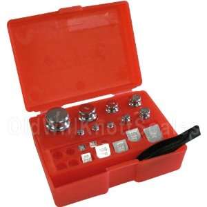  17 Piece   Class M2   Calibration Weight Set With Red 