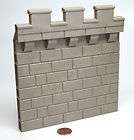 Playmobil Castle System X Wide Solid Wall Section w/ Battlement 3268