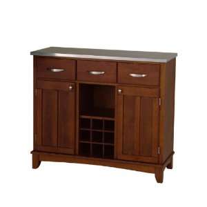  Home Styles 5100 73 Cherry Buffet with Stainless Top 