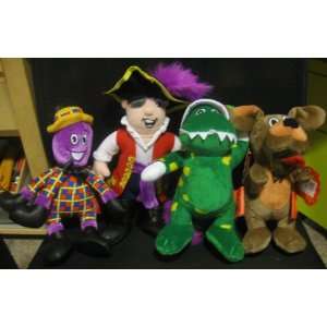 THE WIGGLES   10 PLUSH COLLECTION (Capt Feathersword, Dorothy, Wags 
