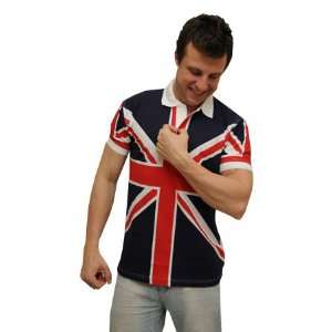   Britain Unisex Polo Shirt Adult Medium 38/40 Musical Instruments