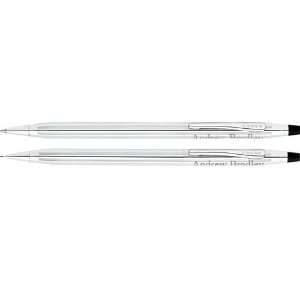  Cross Classic Century Lustrous Chrome Pen and Pencil Set 