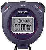 NEW SEIKO W073 10 Lap Memory Stopwatch Lithium Battery  