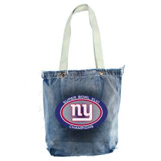 New York Giants Super Bowl XLVI Champions Ladies Vintage Shopper Bag 