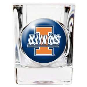  Illinois Fighting Illini 35mm Square Shotglass Sports 